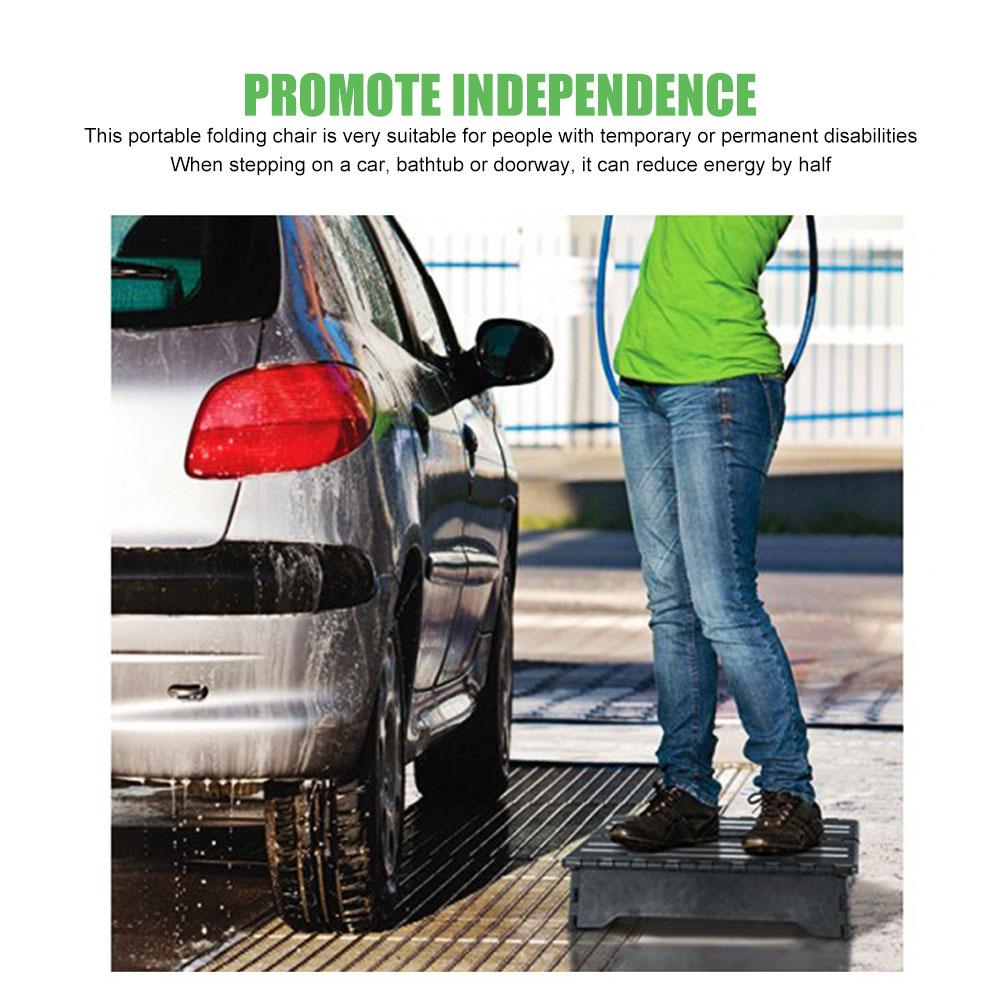 Portable Folding Step Stool Outdoor NonSlip Elderly Assistant Stepping Stool Tool