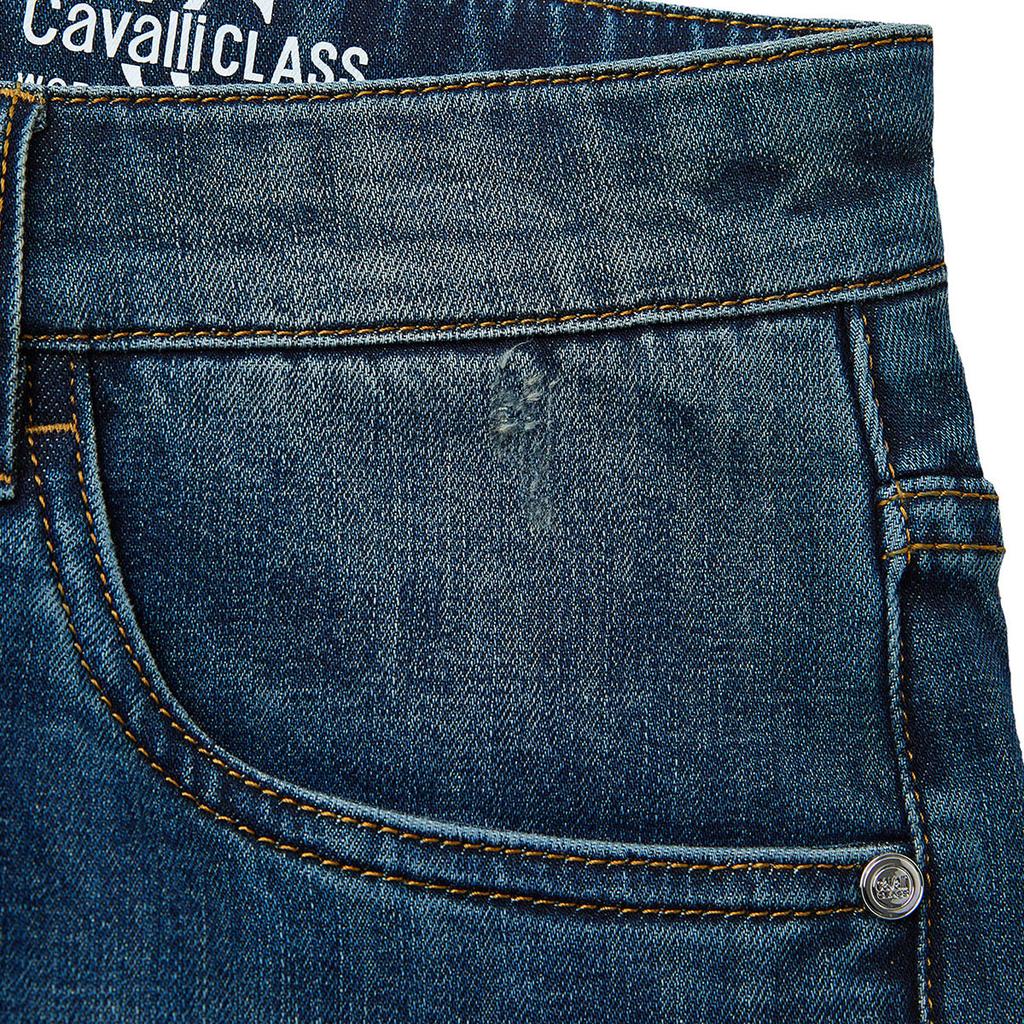 Classic, minimalist, personalized, polished white: Spring washed solid color basic micro elastic pants men's jeans