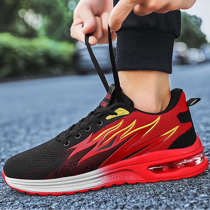 Shoes Men's Spring and Autumn New Sports Shoes Casual Shoes Fashion Flame Men's Shoes