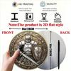 2D Flat Aluminum Armor Warrior Round Sign 7.87x7.87 Inch Metal Wall Art Unique Themed Gift Home Seasonal Decoration 1pc