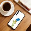 The Simpsons Phone Case Black Silicone Soft For Samsung Galaxy A73,A72,A71,A70,A53,A52,A51