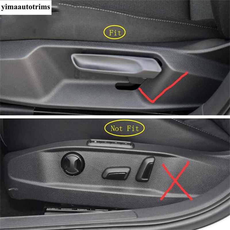 For Volkswagen VW Tiguan MK2 Touran Golf MK7 T-ROC T ROC Car Styling Seat Adjustment Knob Button Switch Cover Trim Accessories