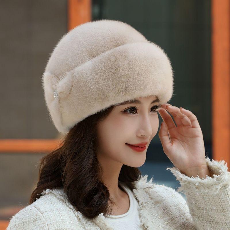 Women's Winter Hat - Stylish and Warm Beanie for Middle-aged and Elderly Women