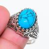 Natural Santa Rosa Turquoise 925 Sterling Silver Jewelry Ring Size 7 RR-185