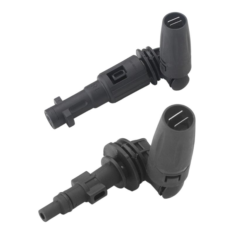 Multiple Angle Adjustable Water Sprays Nozzle 360 Rotation Strong Plastic Ergonomic Handle Quick Fixing for Car Washing