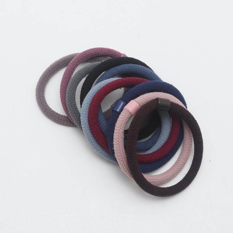 10pcs Trendy Girls Braided Elastic Hair Rubber Bands Women Hair Scrunchies Ponytail Hair Holder Hair Gum Hair Tie