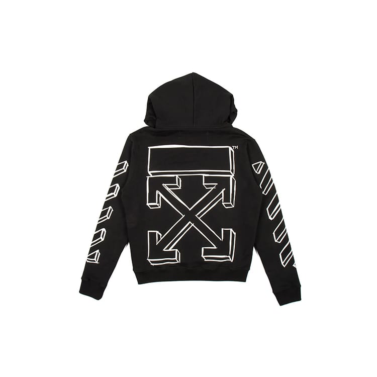 Off-White Chain Arrow Slim Hoodie OMBB034E181920241001
