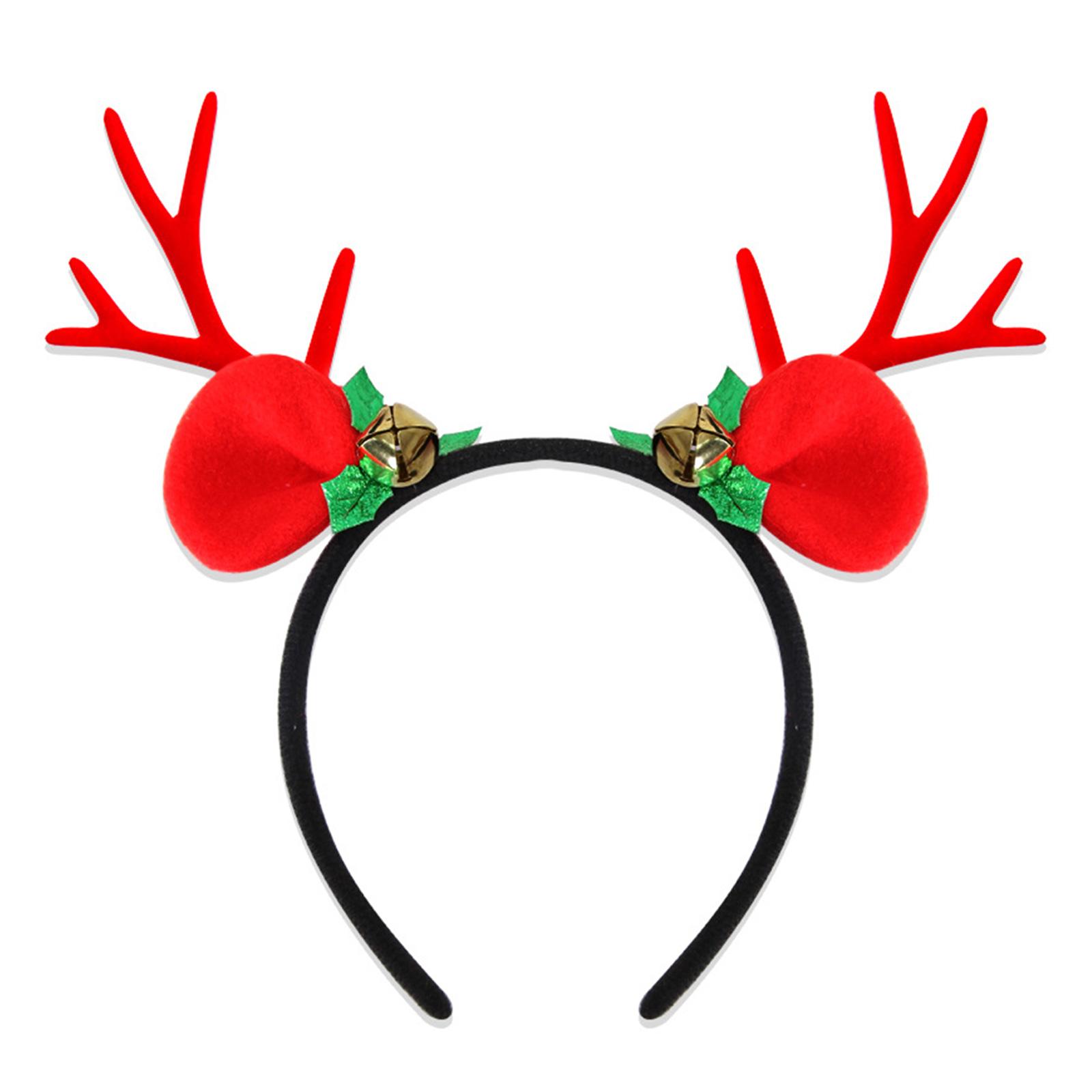 

Рождественская повязка на голову из рогов оленя Уникальная белая повязка на голову из рогов оленя для рождественского маскарада и праздников F