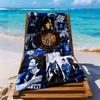 Inter Milan Beach Towel Super Soft Absorbent Comfortable Lightweight Suitable For Sports Travel Swimming Yoga Bathroom Beach And Pool