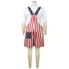 2026 Independence Day American flag couple overalls, Halloween stage show costumes