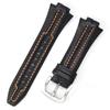 15x27mm Genuine Leather Watchband for Seiko SNL021P1 SNL017P1 SNA595P2 SNL029P2 Waterproof Wristband Replacement Bracelet Belt