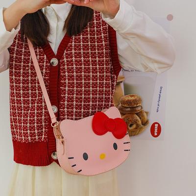 Handheld DIY Material Bag Female Self-made Hand-sewn Child Bag KT Cat Change Children's Hand-woven Bag
