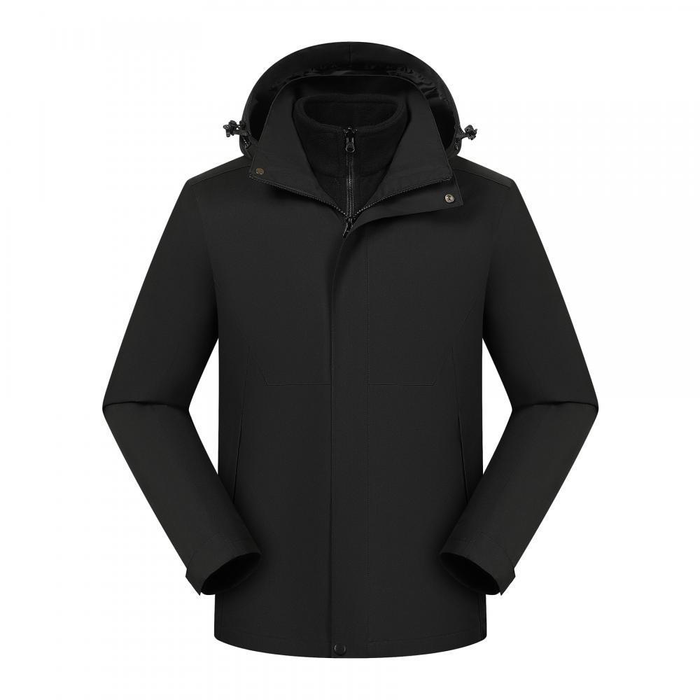 Thickened 3-in-1 Workwear Mountaineering Jacket with Custom Embroidery Logo for Winter 4S Shop Enterprise Culture.