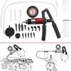 21pcs Manual Brake Bleeder Vacuum Pump Kit Automotive Fluid Tester with Gauge Adapters 2 In 1 Handheld Pistol Test Tools for Car