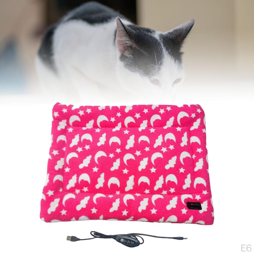 Pet Heating Pad Blanket Heated Mat Electric Warmer Bed for dogs and cats Bunny Small Animal