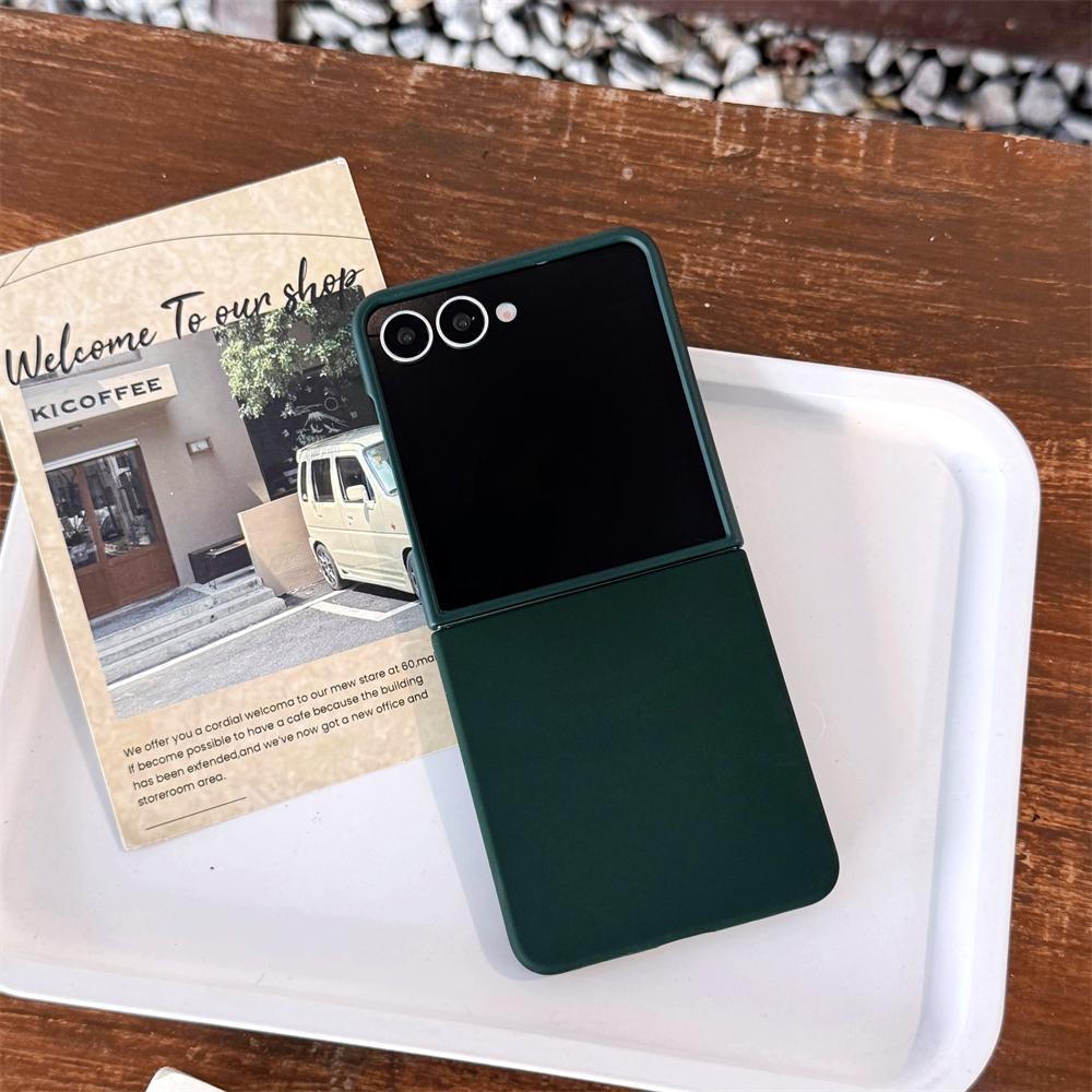 Custodia Originale in Silicone Liquido Morbido Per Samsung Galaxy Z Flip 7 6 5 Colori Caramella Opaca Antiurto Copertura Ultra Sottile Flip7