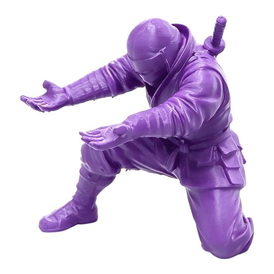 

Ninja Pen Holder 3D Printed Samurai Pencil Stand Warrior Figurine Desktop Organizer for Office Desk Accessories Gag Gift for Men Coworkers 5cm фиолетовый