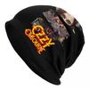 Winter Warm Women Unisex Knitted Hats Unisex Adult Hazbin Hotels Logo Skullies Beanies Caps Anime Comedy America Bonnet Hats