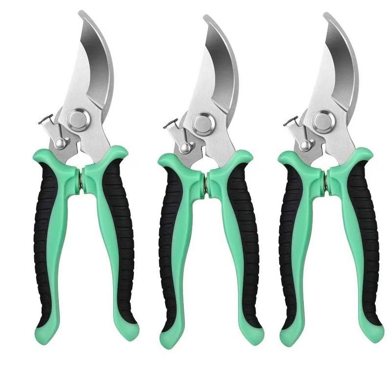 3.0 Stainless steel pruning and cutting fruit tree thick branch scissors Household gardening scissors for cutting garden branche