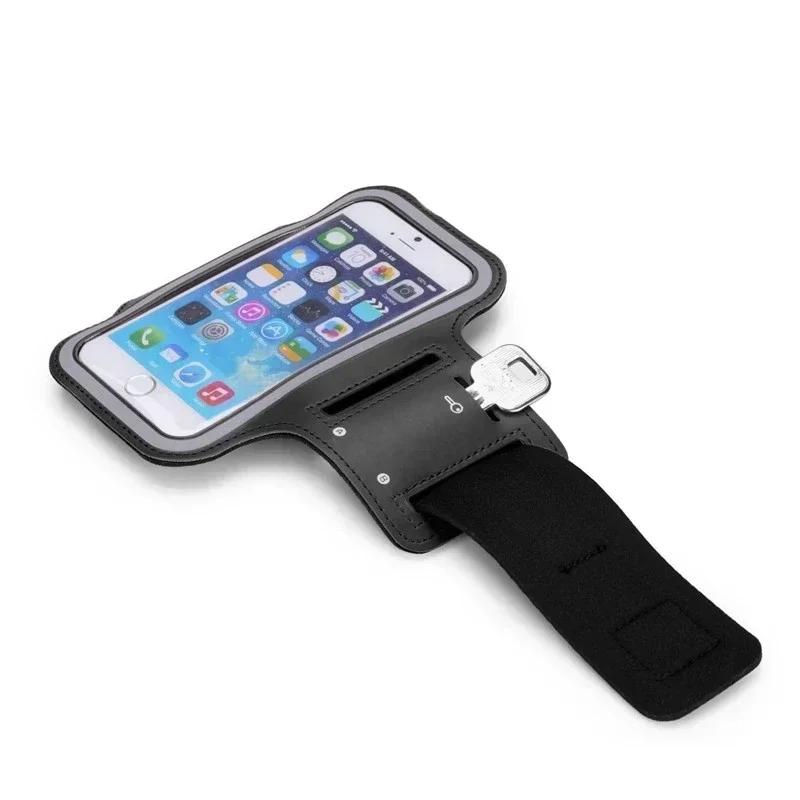 Gym Running Phone Bag Arm Band Holder for 5.5inch Smartphones Secure Fit Outdoor Sports Mobile Phone Armband for  iPhone Samsung
