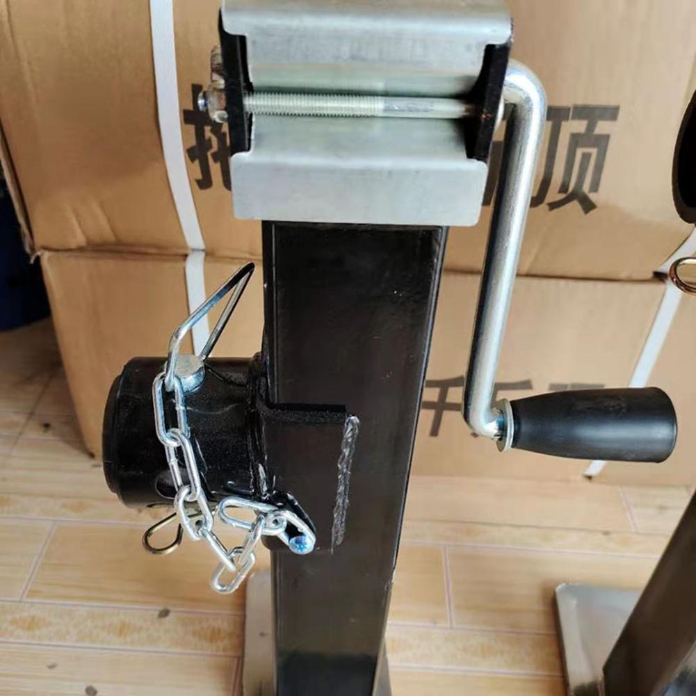 400Kg Hand Operated Trailer Jack Trailer Parking Leg Semi Trailer Leg Yacht Platform Bracket Square Tube