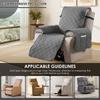 Wasserdichter Relaxsesselbezug Polyester Sofaschutzbezug mit Befestigungsband und Tasche Couchmöbelschutz Heimdekoration