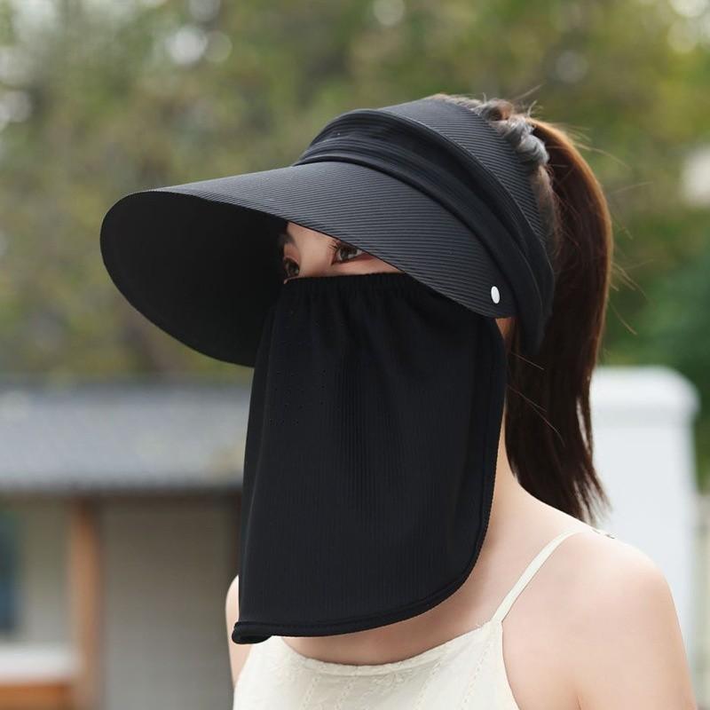 Summer Outdoor Sun Hat With Removable Face Shield For Women Lightweight Uv Protection