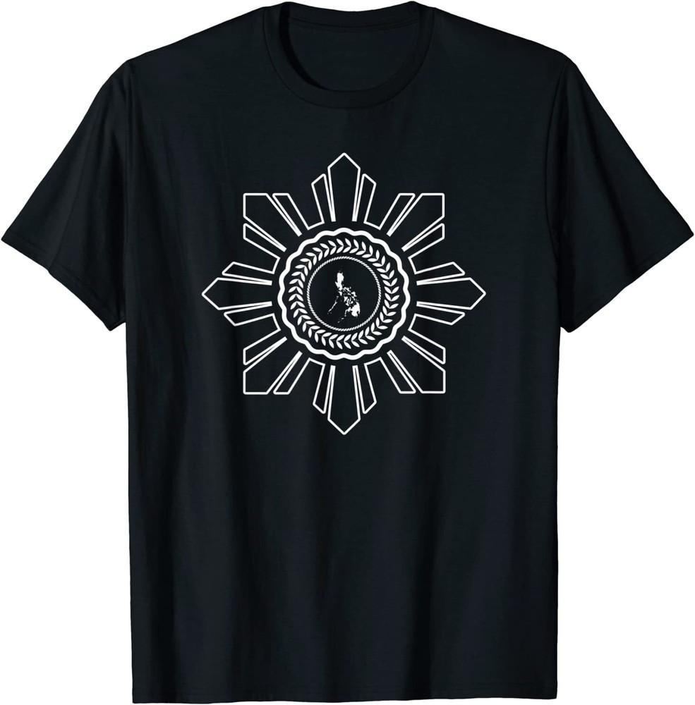 Filipino Heritage Tribal Philippine Sun Map of Philippines Tee T-Shirt XXXXL