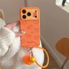 Cartoon Orange Plaid Horse iPhone 17/16 Pro Max/15/14 Case