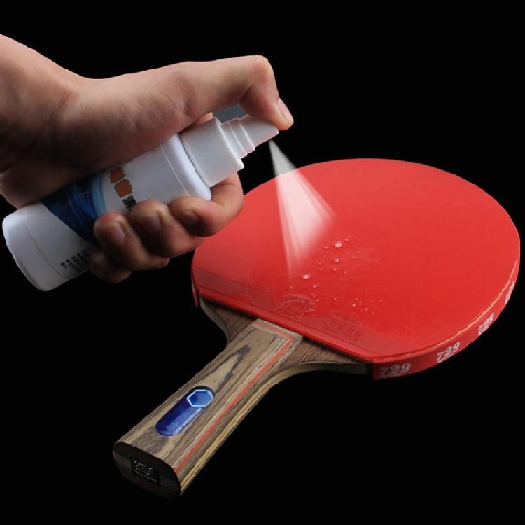 Pingpong Paddle Cleaner Table Tennis Racket Cleaning Spray Cleaning Set Spray Bottle with Sponge for Racket Maintenance
