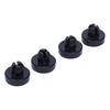 Set di 4 Tappi Fermacoffre 12832495, Pezzi Tampone in Plastica Nera con Clip a Pressione, per Saab 9-3 Cabriolet 2004-in Aree di Contatto del Coperchio del Bagagliaio Posteriore