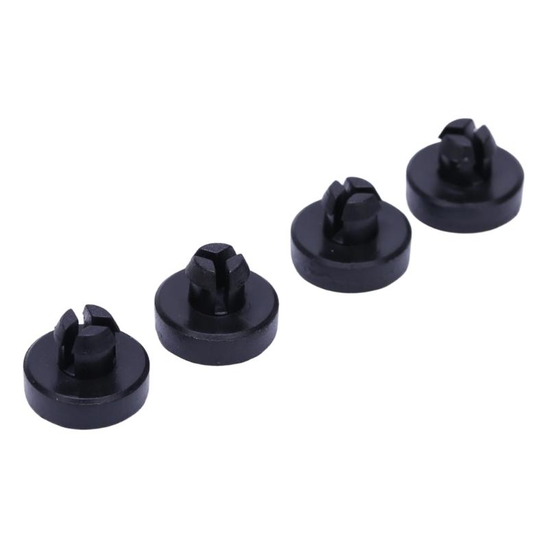 Set di 4 Tappi Fermacoffre 12832495, Pezzi Tampone in Plastica Nera con Clip a Pressione, per Saab 9-3 Cabriolet 2004-in Aree di Contatto del Coperchio del Bagagliaio Posteriore