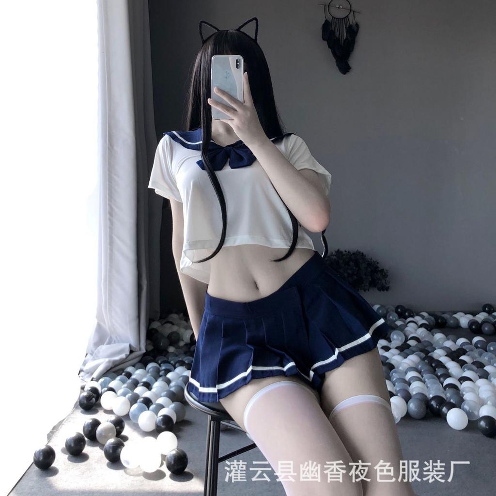 Sexy lingerie sex uniform seduction JK cute wind free suit