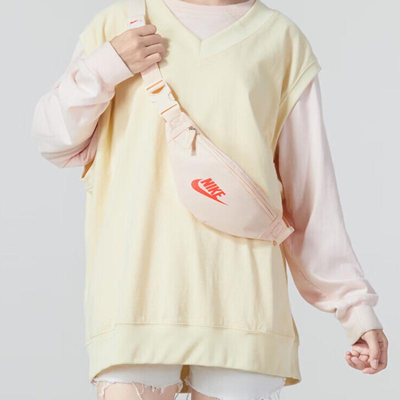 Nike Heritage Fabric Fanny Pack Regular Unisex Pink Casual DB0488-838 Casual DB0488-838