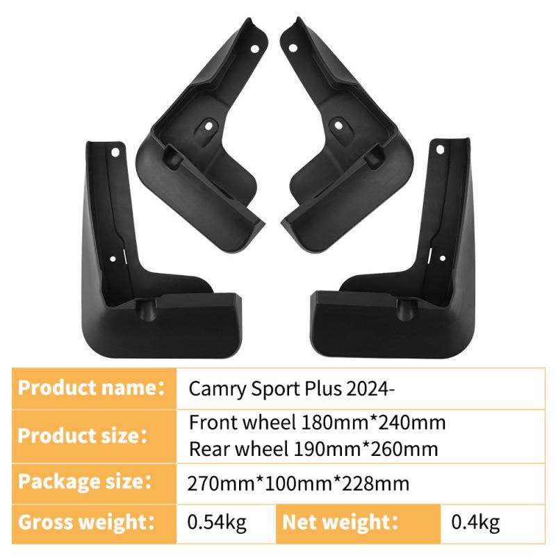 Leather Mudguards for 2024-2025 Toyota Camry Sport