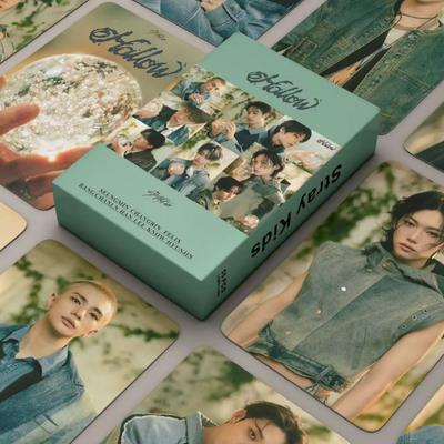 2025NEW Stray Kids Hollow Photocards 55 Sheets + Stickers 40 Sheets 3 Options