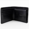 Basic Mesh Suitable for Everyday Business [E-mono] Men's Bi-fold Wallet, Design, Simple, Use, Affordable, (Black)