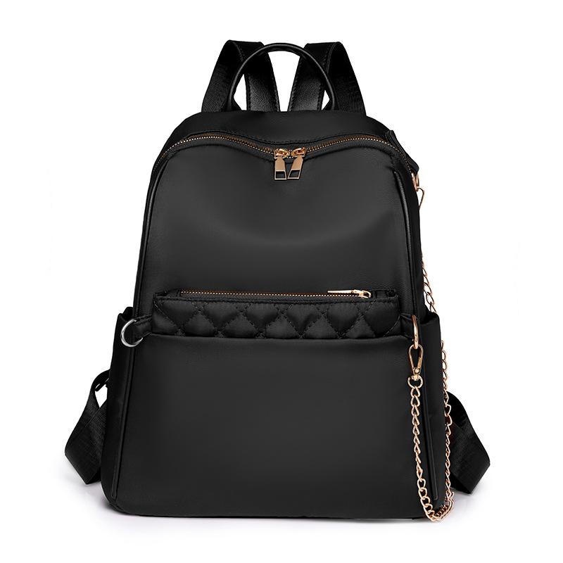 Large Capacity Nylon Cloth Backpack for Women Lightweight Commuting Student Backpack