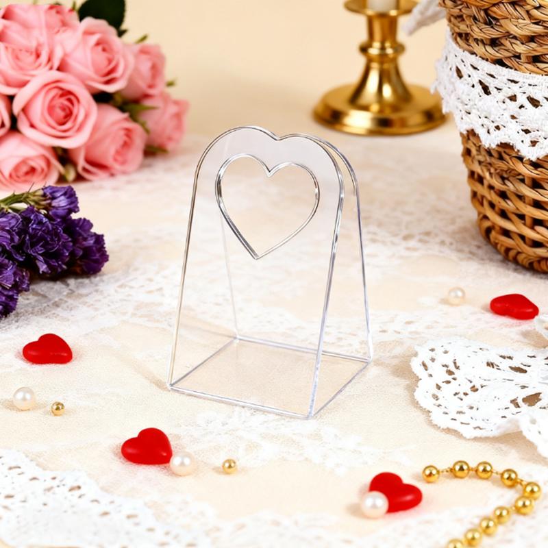 

Роскошная акриловая прозрачная подарочная коробка из 40 штук, пластиковый пакет для переноски, треугольная свадебная корзина для конфет, украшение места проведения дня рождения, вечеринки, юбилея, ужина 4.5*5.5*9.5cm style01