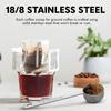 1/2PC Stainless Steel Coffee Bean Scoop 15/30ML Measuring Scoop Weighing Powdered Milk Coffee Powder Spoon Kitchen Accessories