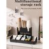 QX2E Modern Plastic Cup Holder For Water Dispenser And Bar With Wall Mount Design