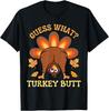 Lustiges Thanksgiving Raten Sie mal Truthahn Po T-Shirt