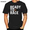 one yona Mens T Shirt Ready To Race Novelty Tops Enduro Cross Motocross Bitumen Bike Life Tees Clothes Cotton Printed TShirt