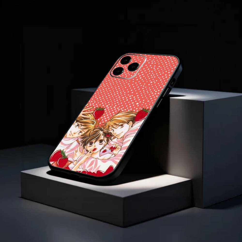 O-Ouran High S-School Host Club   Phone Case Silicone Soft For IPhone 17 16 15 14 13 12 11 X XR Plus Pro Max Plus