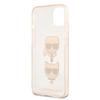 Karl Lagerfeld KLHCP13SKCTUGLGO iPhone13 mini 5.4" gold/gold hardcase Glitter Karl`s & Choupette