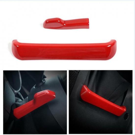 For - Jeep Gladiator JT Red Car Steering Wheel Height Adjust Covers Trim