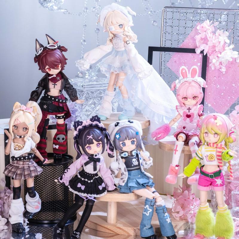 Freedom Claim Electronic Cute Pet 1/12 BJD Blind Box Action Figure Doll Trendy Toy Ornaments Figure Cute Boy Girl Gift