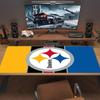 Pittsburgh Steelers2 Print  Cushion Non-slip Laptop Tablet Big Mousepad XXL Mat Mini PC Playmat With Lock edge