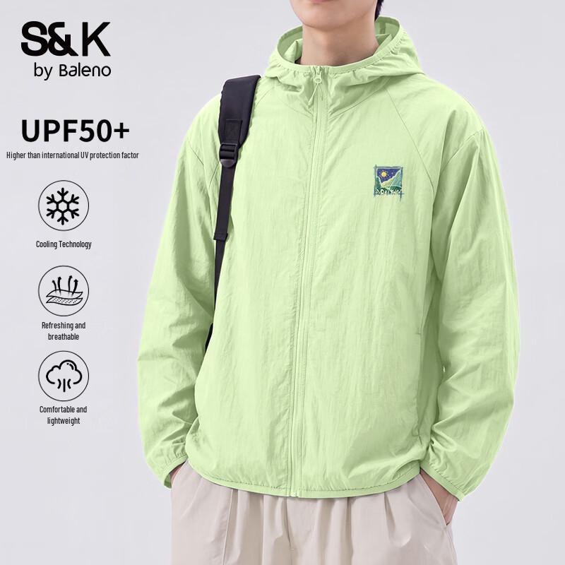 Baleno Men's UPF50+ Cooling Hooded Sun Protection Jacket (2026 Summer Collection)