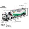 1:18 Large Dust Transport Car Concrete Grouting Model Toy Sound Light Inertial Driving Spray Engineering Cars Models Kid Present